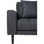 Lido divansoffa - M�rkgr� microfiber