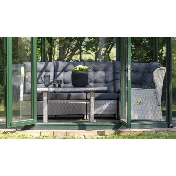 Toledo - Utegrupp med hörnsoffa och bord Toledo - Utegrupp med hörnsoffa och bord