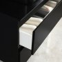 Kommod 80cm | Med tv�ttst�ll i svart design | Nimbus