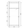 Tr carport / trdgrd - STOCKHOLM, 800x340 27,2m2 70mm tjock balik