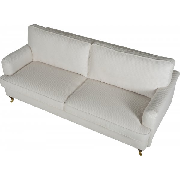 Howard 3-sits soffa - Beige manchester