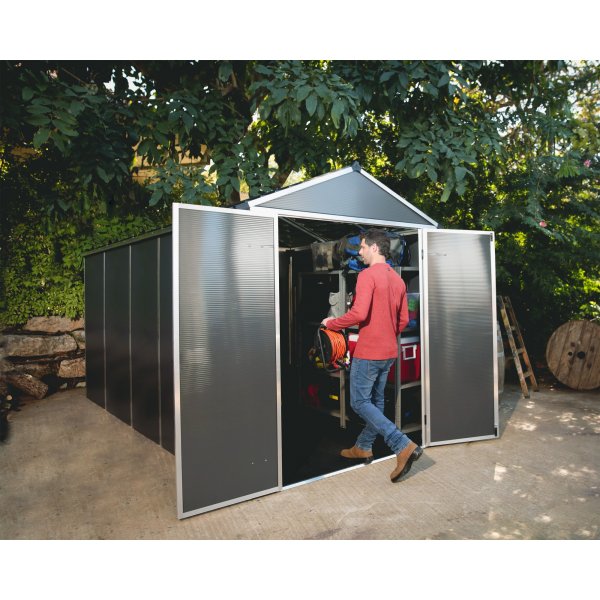 Canopia Rubicon Ultra Durable Værktøjsskur 7 m² - Mørkegrå Canopia Rubicon Ultra Durable Værktøjsskur 7 m² - Mørkegrå