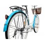 Damecykel Classic 26\\\" - hvid og bl