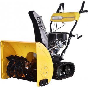 bensindriven snöslunga 196cc 24 röjbredd elstart tvåsteg