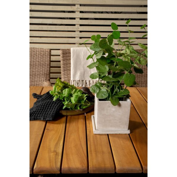 Malmby Matgrupp (180x90) - Natur - 6 Stolar