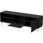 Bullet TV-b�nk - Svart/guld