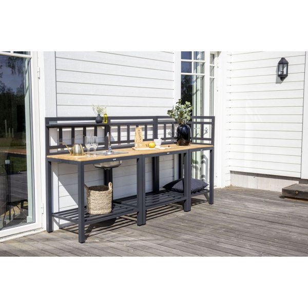 Maglehem k�ksb�nk � H�rndel � Svart/tr�