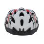 Cykelhj�lm Cooper vit & r�d