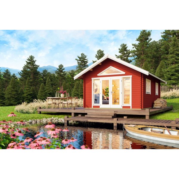 Attefallshus Lina B .V2 - 22,4 m�