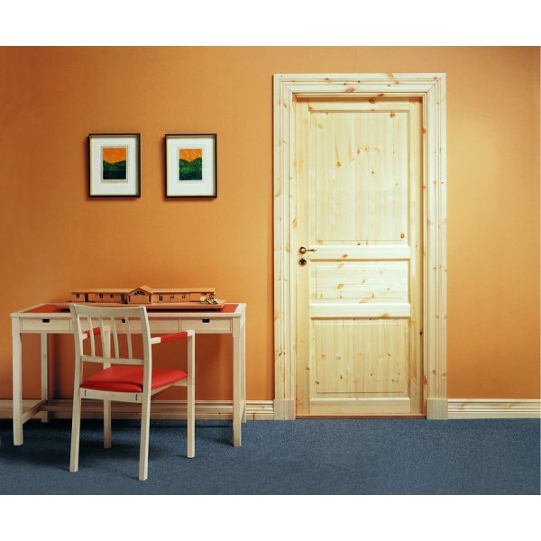 Innerdörr Roslagsdörren - Massiv furu - 3 speglar Innerdörr Roslagsdörren - Massiv furu - 3 speglar