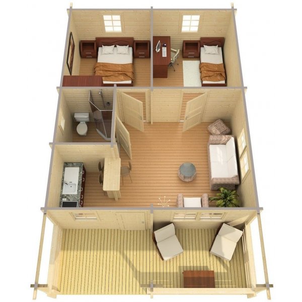 Fritidshus Evert A - 53 m