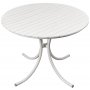 Holm� runt matbord vit 100 cm
