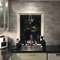 Två kattungar som beundrar det nya köksfönstret! Fast fönster 3-glas - Aluminium - U-värde 1,1