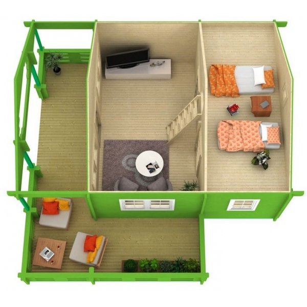 Fritidshus Eksh�rad - 69 m�