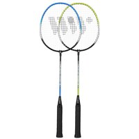 Badmintonset (grön, blå & svart) ALUMTEC 216K Badmintonset (grön, blå & svart) ALUMTEC 216K