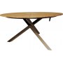 Maglehem runt matbord  Svart/teak