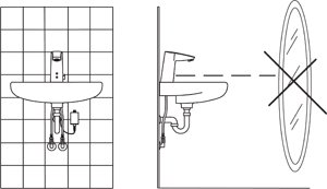 Oras Håndvaskarmatur, 6 V Cubista 2814F Oras Håndvaskarmatur, 6 V Cubista 2814F