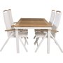 Dotorp Matgrupp (160x90) - Vit/Natur - 4 Stolar