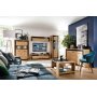 Manilla soffbord 70 x 70 cm - Ek/svart (H�gglans)