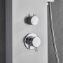 Duschpanel borstat rostfritt stål - Flora Duschpanel borstat rostfritt stål - Flora