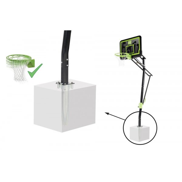 Basketställning Galaxy - Markmonterad - Dunkbar (PP) Basketställning Galaxy - Markmonterad - Dunkbar (PP)