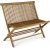Ihopf�llbar utesoffa teak Salt� 100 x 47 x 89 cm + M�belv�rd