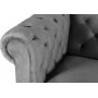 Chesterfield 3-personers sofa 210 cm gr� fl�jl