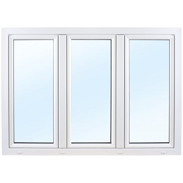 PVC-fönster | 3-glas | 3-luft | inåtgående | U-värde 0,96 PVC-fönster | 3-glas | 3-luft | inåtgående | U-värde 0,96