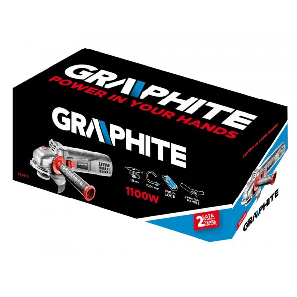 Vinkelslip, 1100W, 125 mm Vinkelslip, 1100W, 125 mm