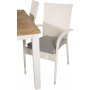 Dotorp Matgrupp (160x90) - Vit/Natur - 4 Stolar