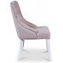 Tuva EUR Matstol - Rosa / Vit