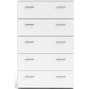 Space Byr� vit med 5 l�dor bredd 74 cm och 115 cm h�g
