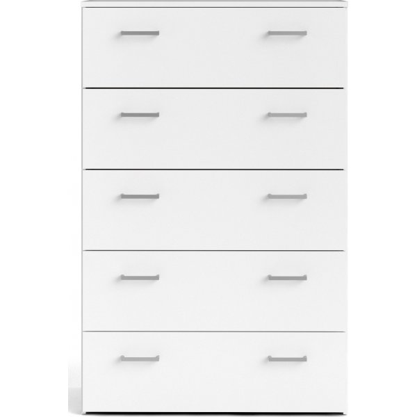 Space Byr� vit med 5 l�dor bredd 74 cm och 115 cm h�g
