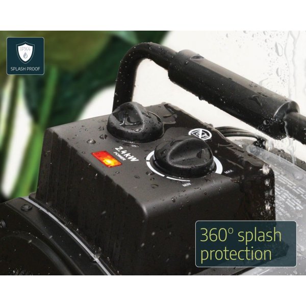 Portabel värmefläkt med termostat - 2400W (upp till 18 m³) Portabel värmefläkt med termostat - 2400W (upp till 18 m³)