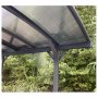 Carport byggsats 15 m� aluminium 505x303 cm kanalplasttak