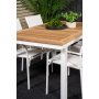 Dotorp Matgrupp (160x90) - Vit/Natur - 4 Stolar