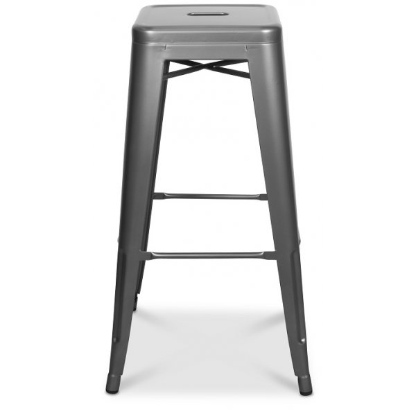 Barstol borstad metall