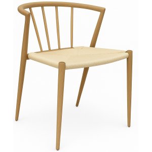 Utestol i eksoliering och repsits Beige - Bella Utestol i eksoliering och repsits Beige - Bella
