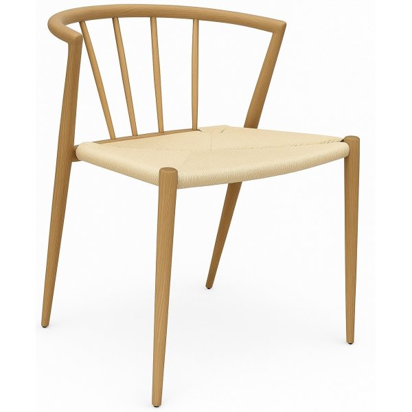 Utestol i eksoliering och repsits Beige - Bella Utestol i eksoliering och repsits Beige - Bella