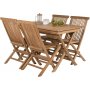 Bjurker Matgrupp (120x70) - Natur - 4 Stolar