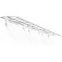 Canopia Bordeaux Entrtak 1,4 x 7 - Vit/opalglas