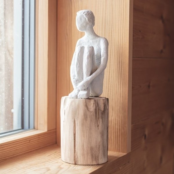 Mindful dekoration 10 x 11 x 29 cm - Mangotr�