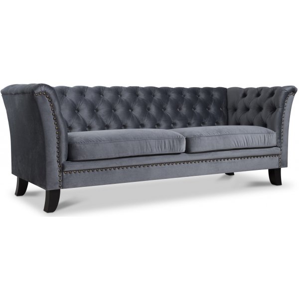 Soffa 3-sits - Milton Chesterfield - 212 cm