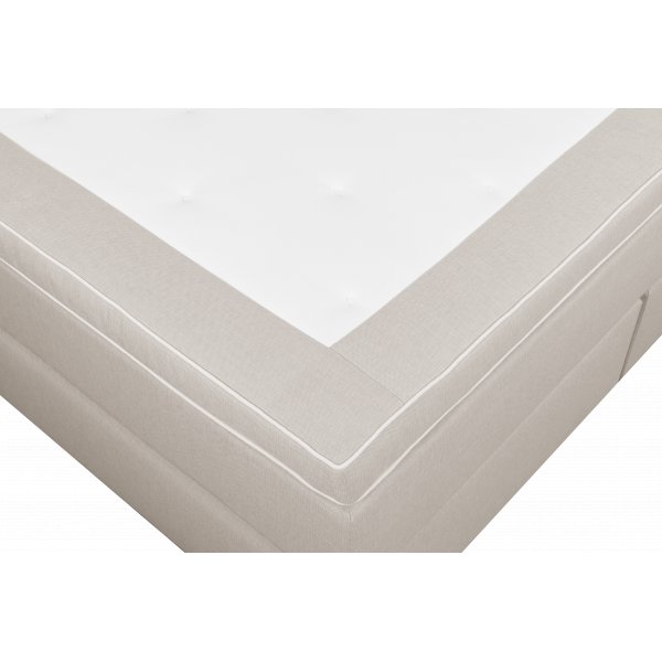 Kontinentals�ng 180x200 cm beige pocketfj�dning 5 zoner