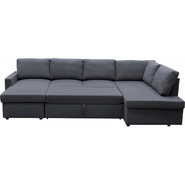 B�ddsoffa U-modell m�rkgr� - T�rn�