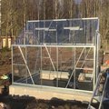 Kundbild Växthus Magnum - 8,3 m² Aluminum med glas