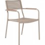 Utematgrupp - Salt & Pino | Teak bord | 8 stolar