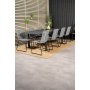 Holma Matgrupp (160x100) - Svart - 8 Stolar