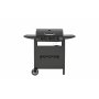 Gasolgrill med lock och varmh�llningsgaller - 3 br�nnare - svart