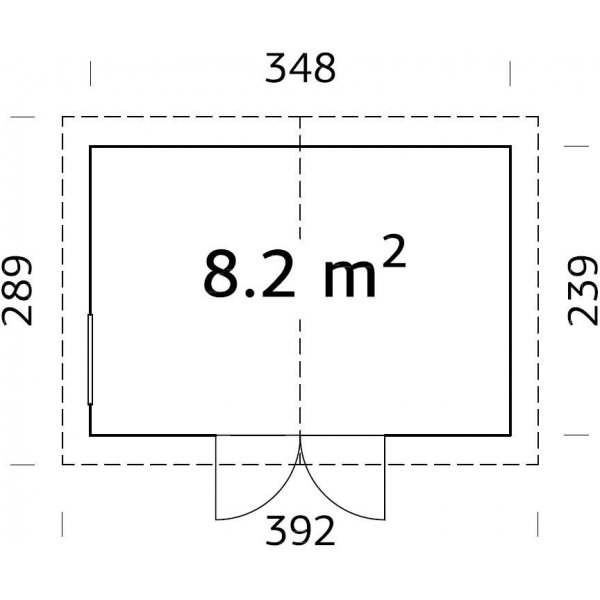 Förråd Nils - 8,2 m² Förråd Nils - 8,2 m²